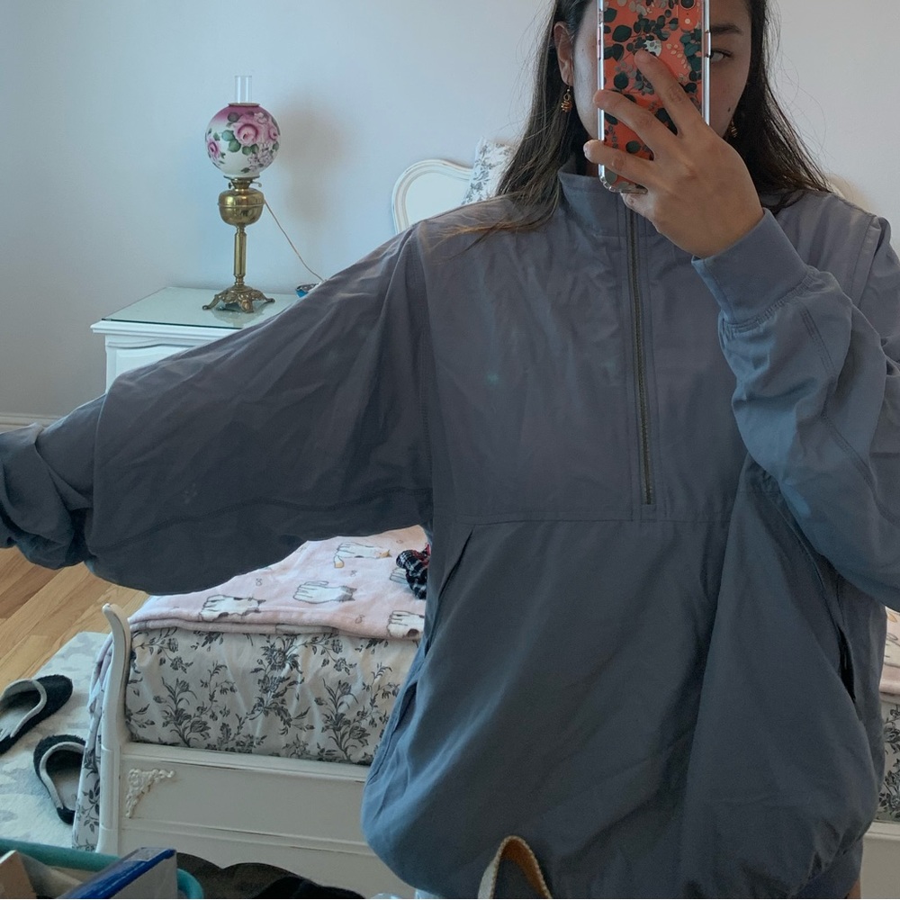 adidas quarter zip windbreaker